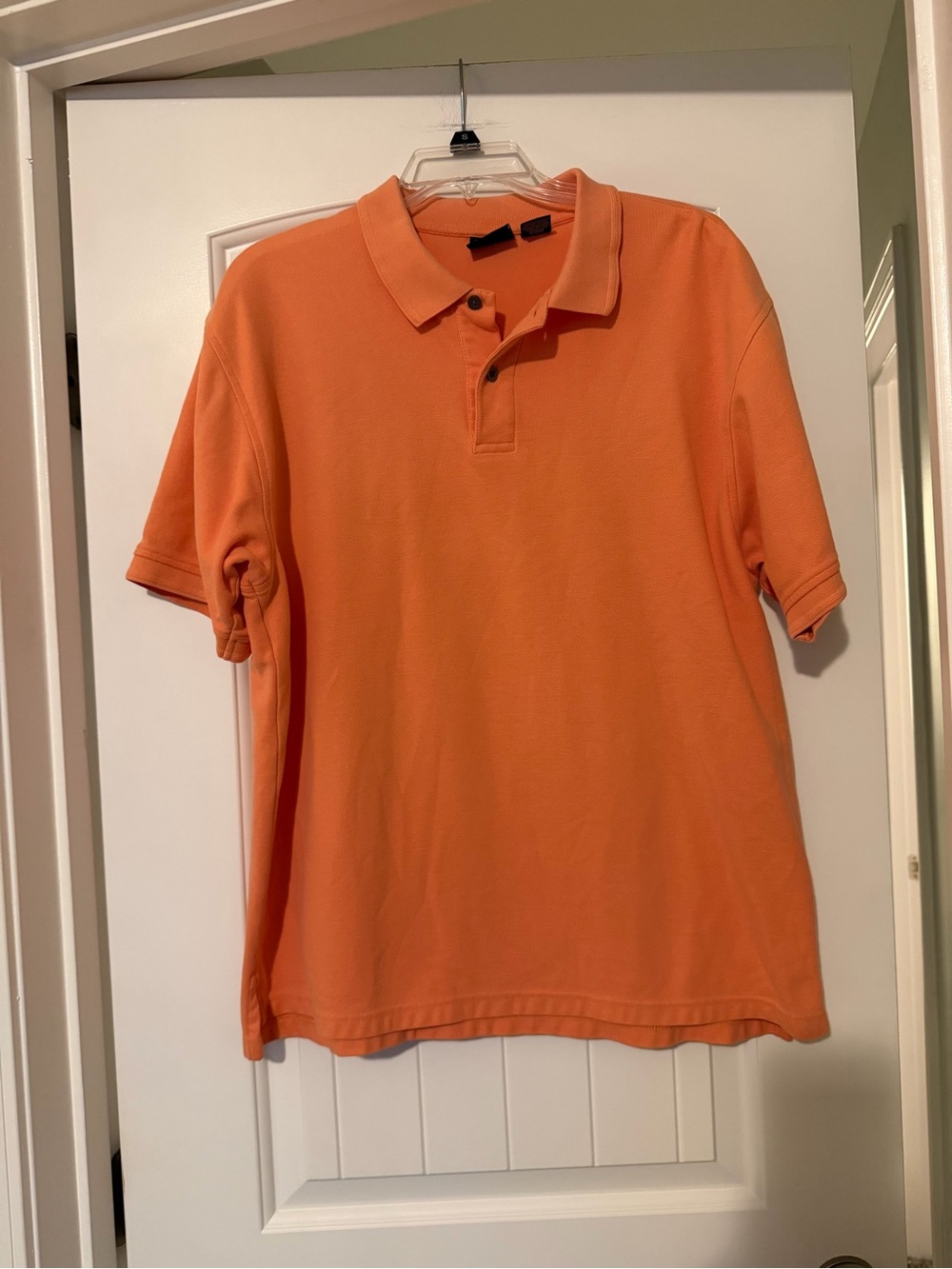 Jos A. Bank Men's Polo Shirt in Orange - Classic Short Sleeve
